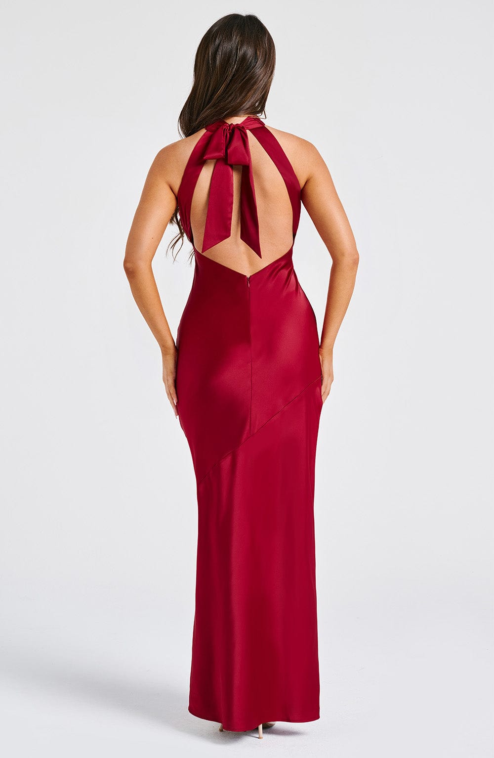 Etta Wine Maxi Dress in XS - image 9
