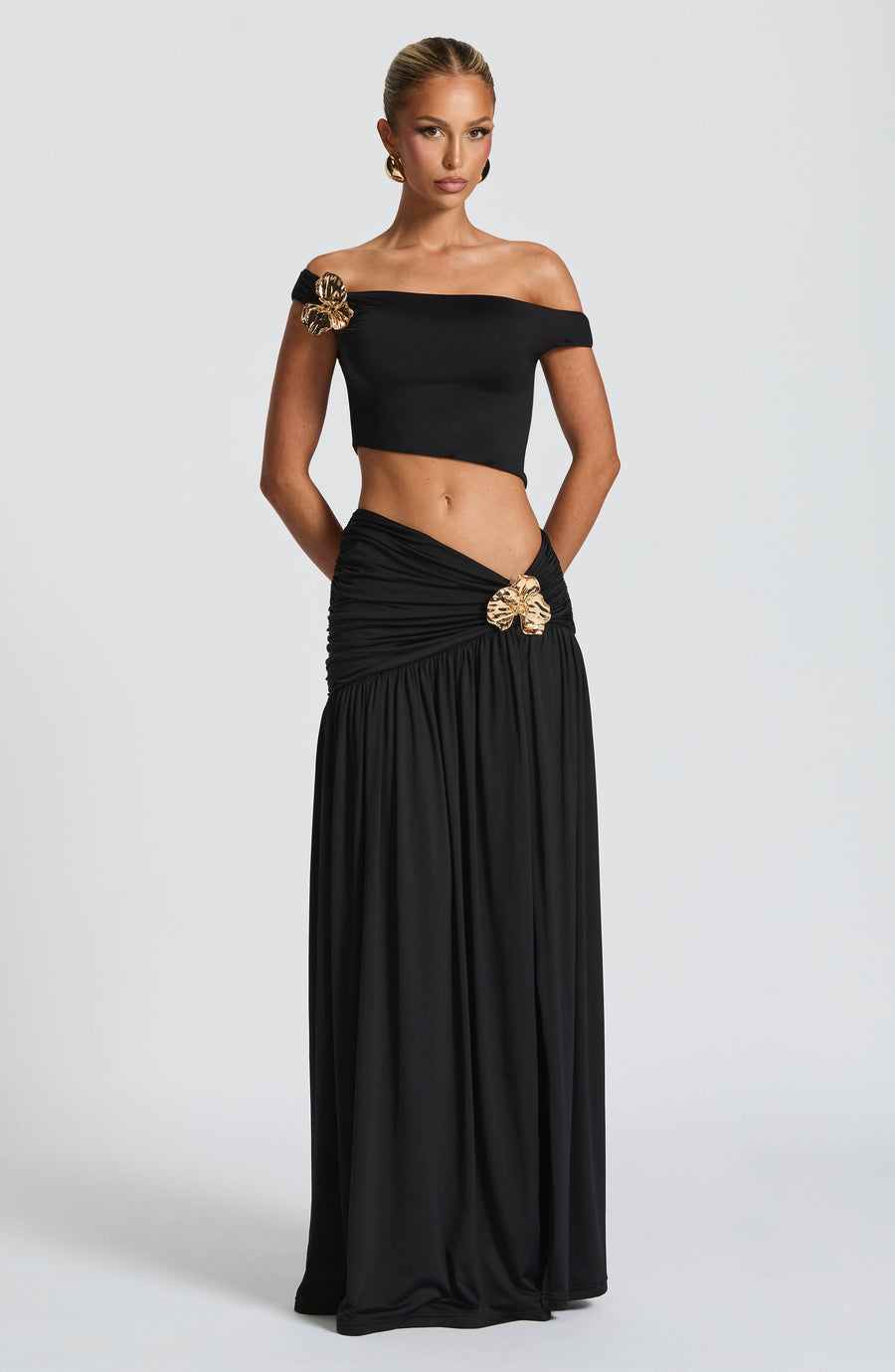 Sophia Black Summer Top