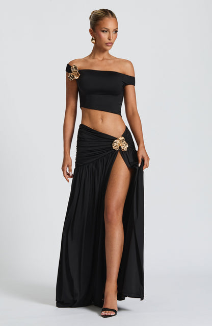 Sophia Black Summer Top