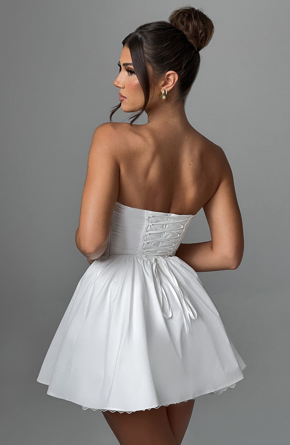 Chloe Ivory Mini Sundress - Cute Summer Fashion