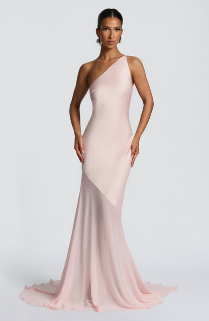 Chloe Blush Maxi Summer Dress