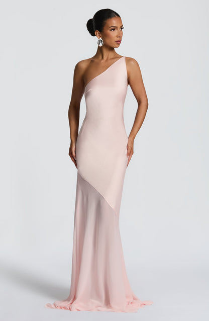 Chloe Blush Maxi Summer Dress