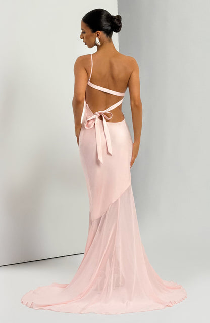 Chloe Blush Maxi Summer Dress