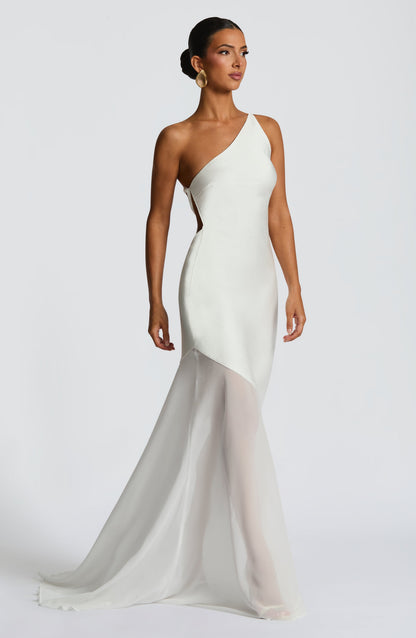 Sophia Ivory Maxi Summer Dress