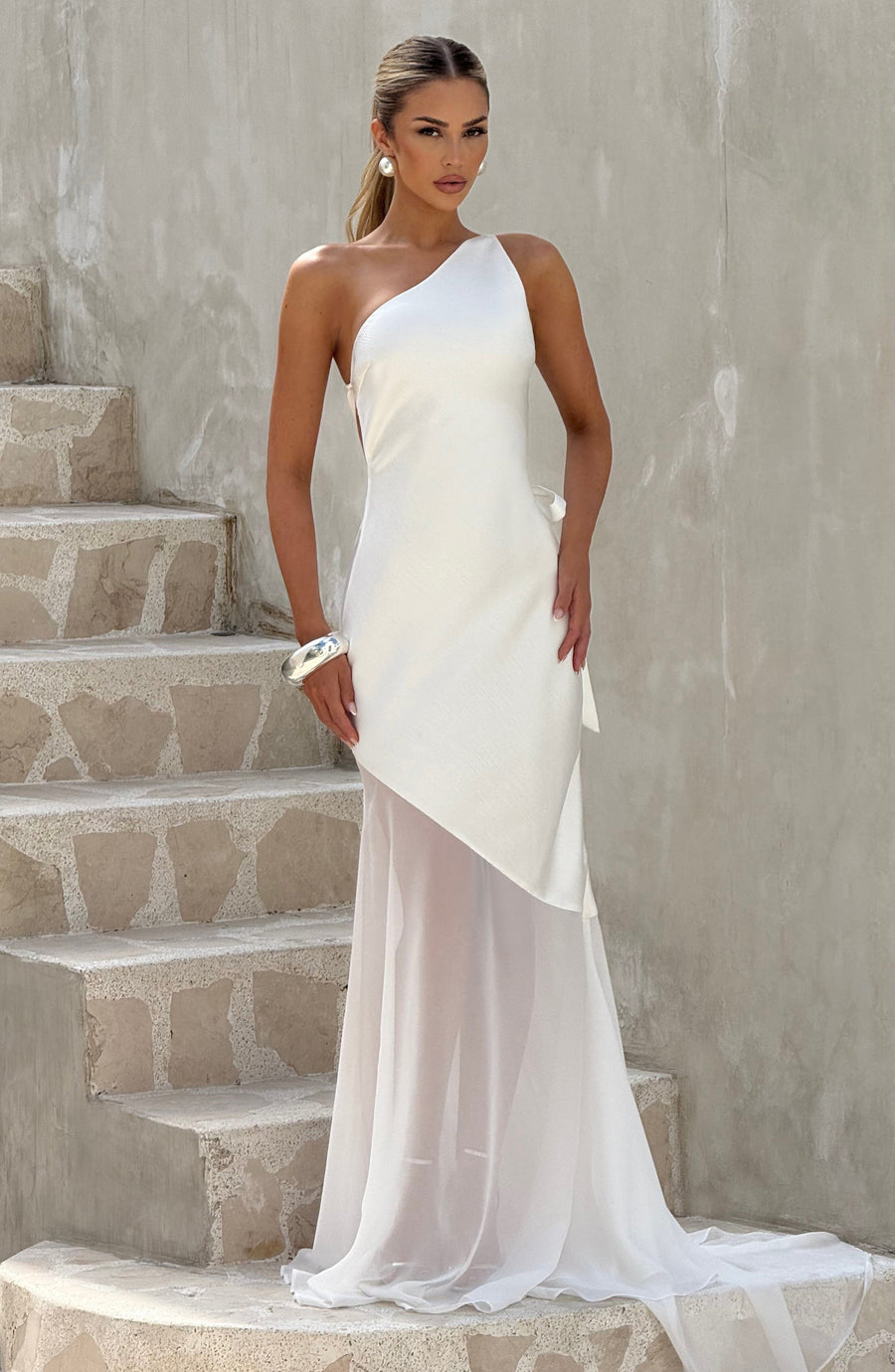 Sophia Ivory Maxi Summer Dress