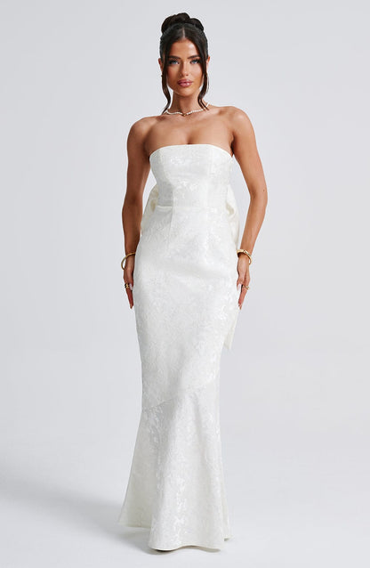 Chloe Ivory Maxi Summer Dress