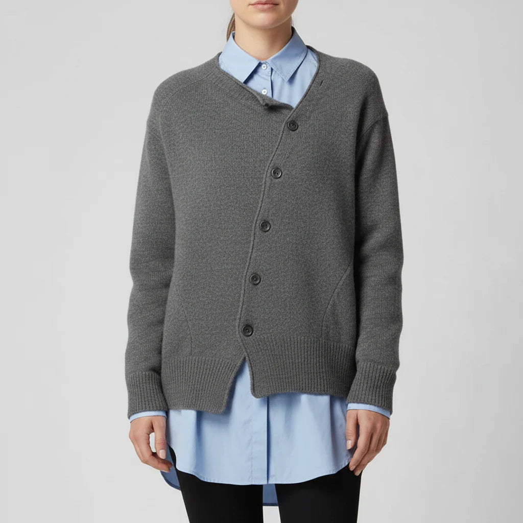 Luvrefashion | Loose Fit Sweater in Brown - back view