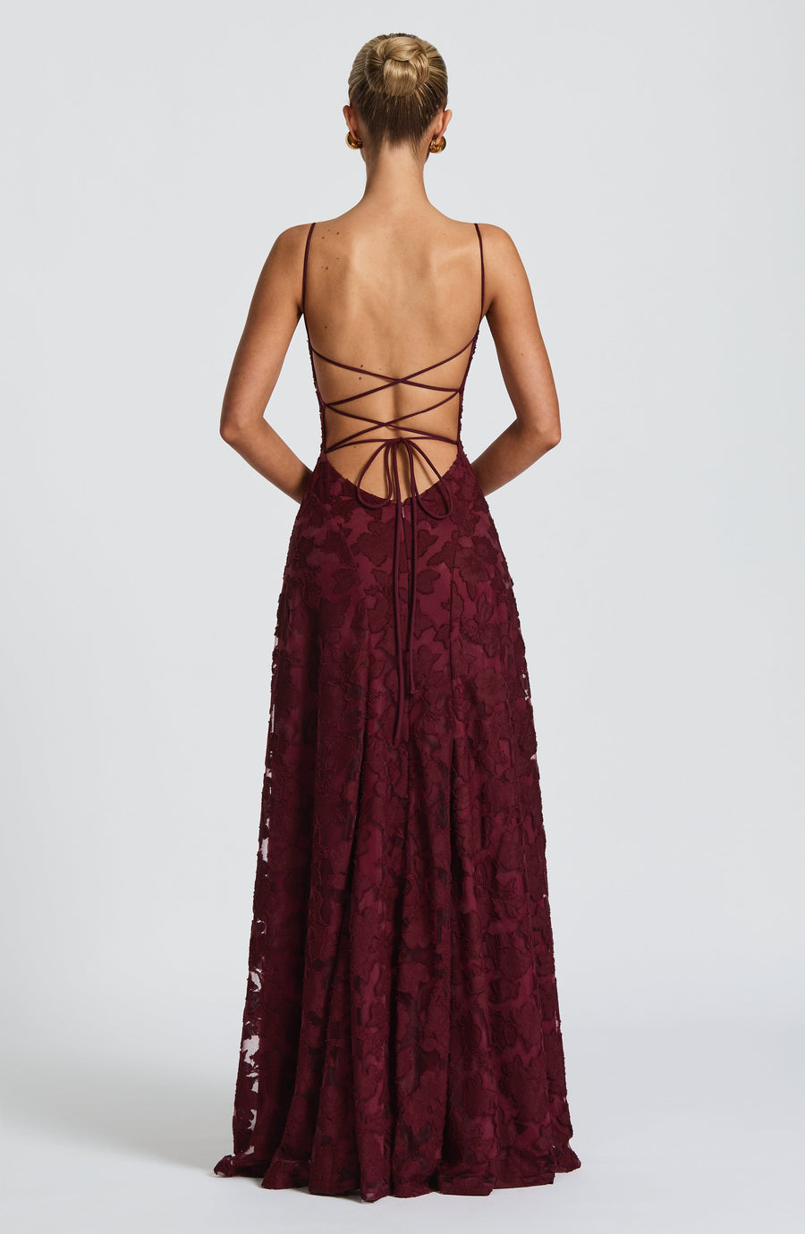 Amelia Maxi Summer Dress - Cherry Red