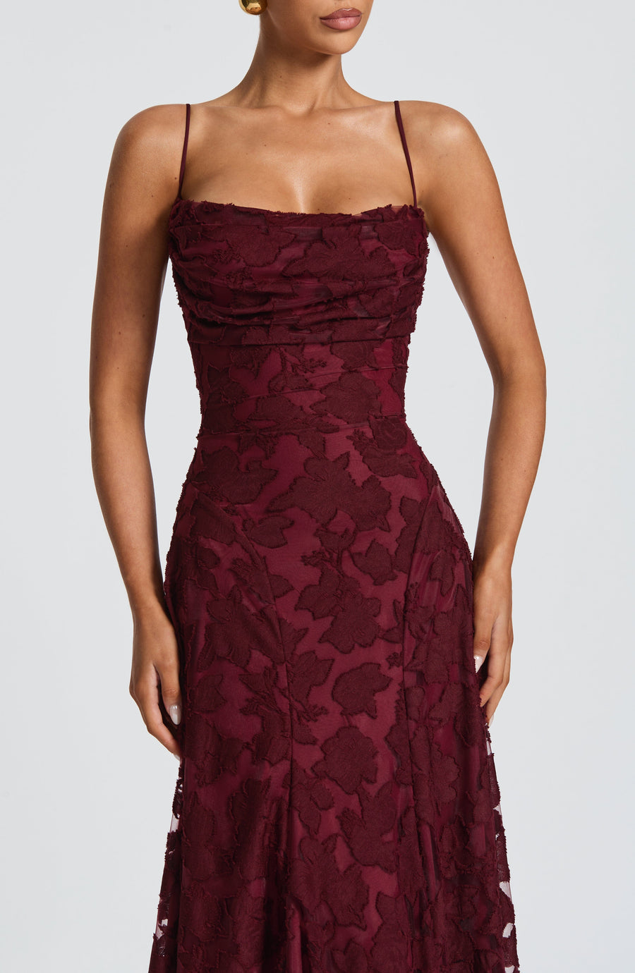 Amelia Maxi Summer Dress - Cherry Red