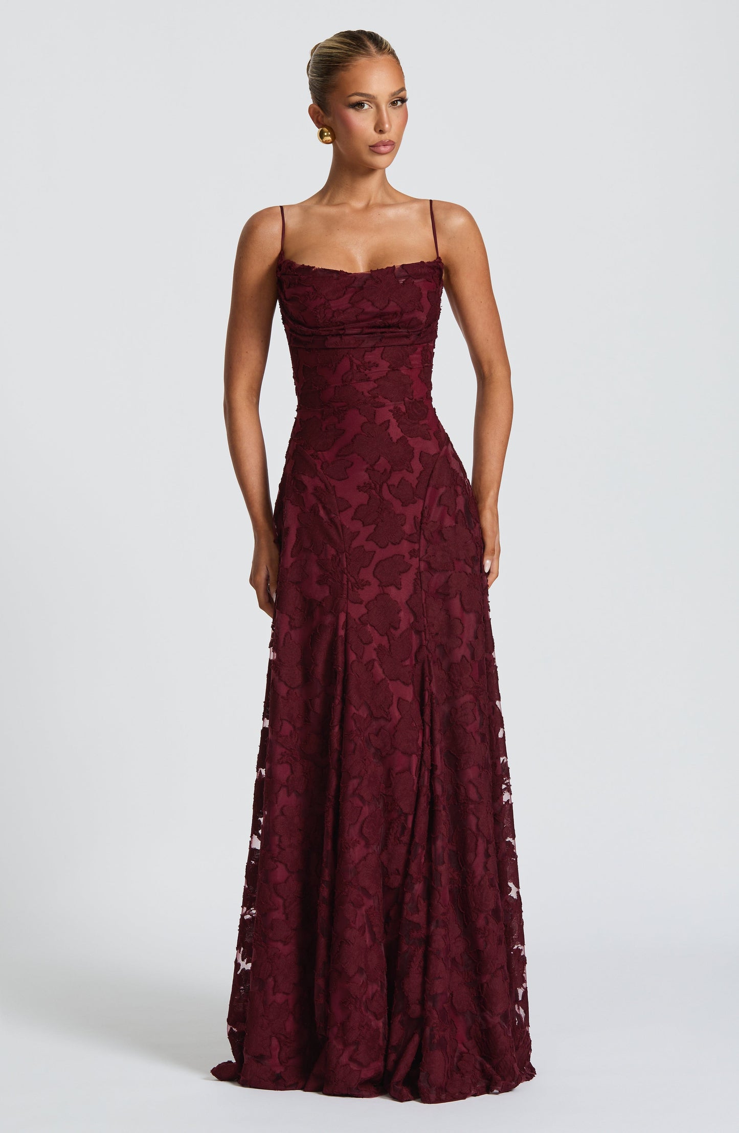 Amelia Maxi Summer Dress - Cherry Red