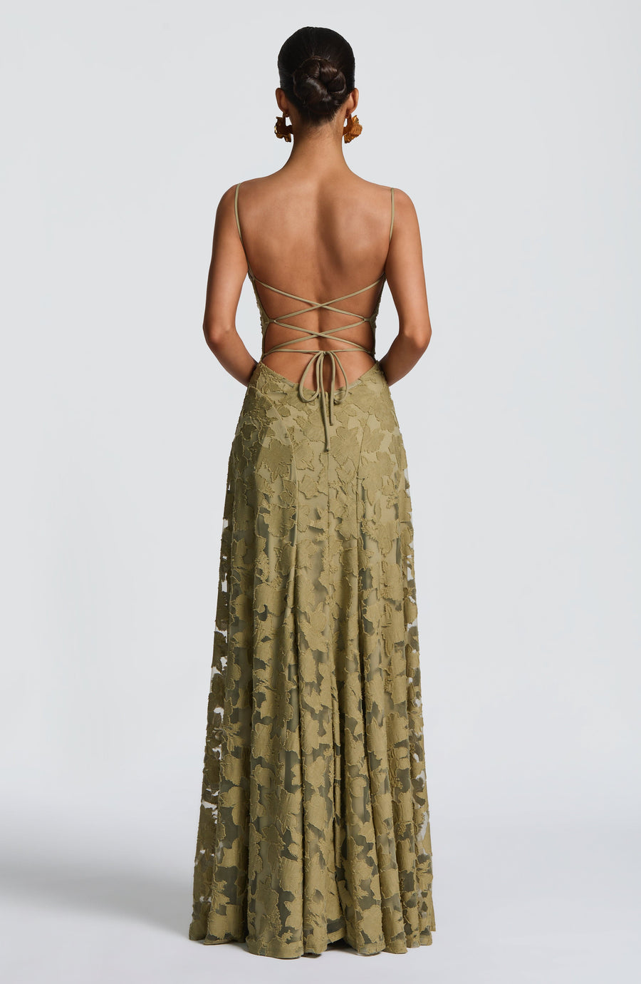 Sophia Sage Maxi Summer Dress