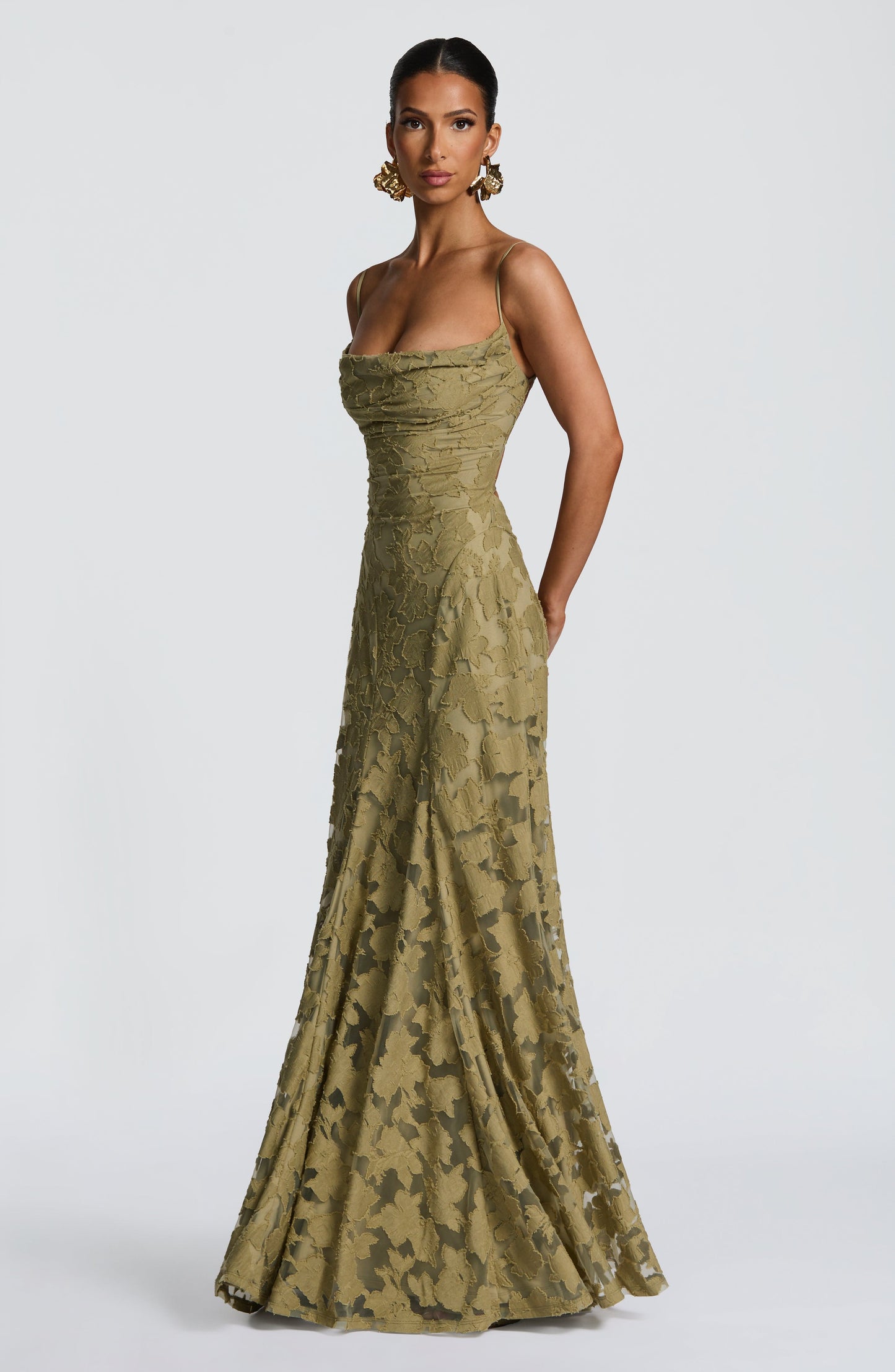 Sophia Sage Maxi Summer Dress