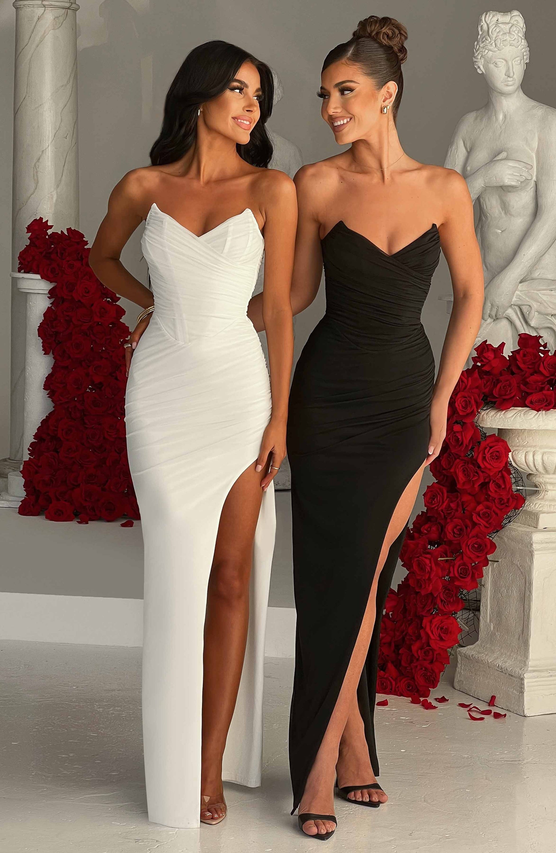 Giovanna Black Maxi Dress in XS - image 8