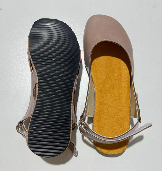 Donna Chic and Comfortable Summer Footwear in Blue - back view