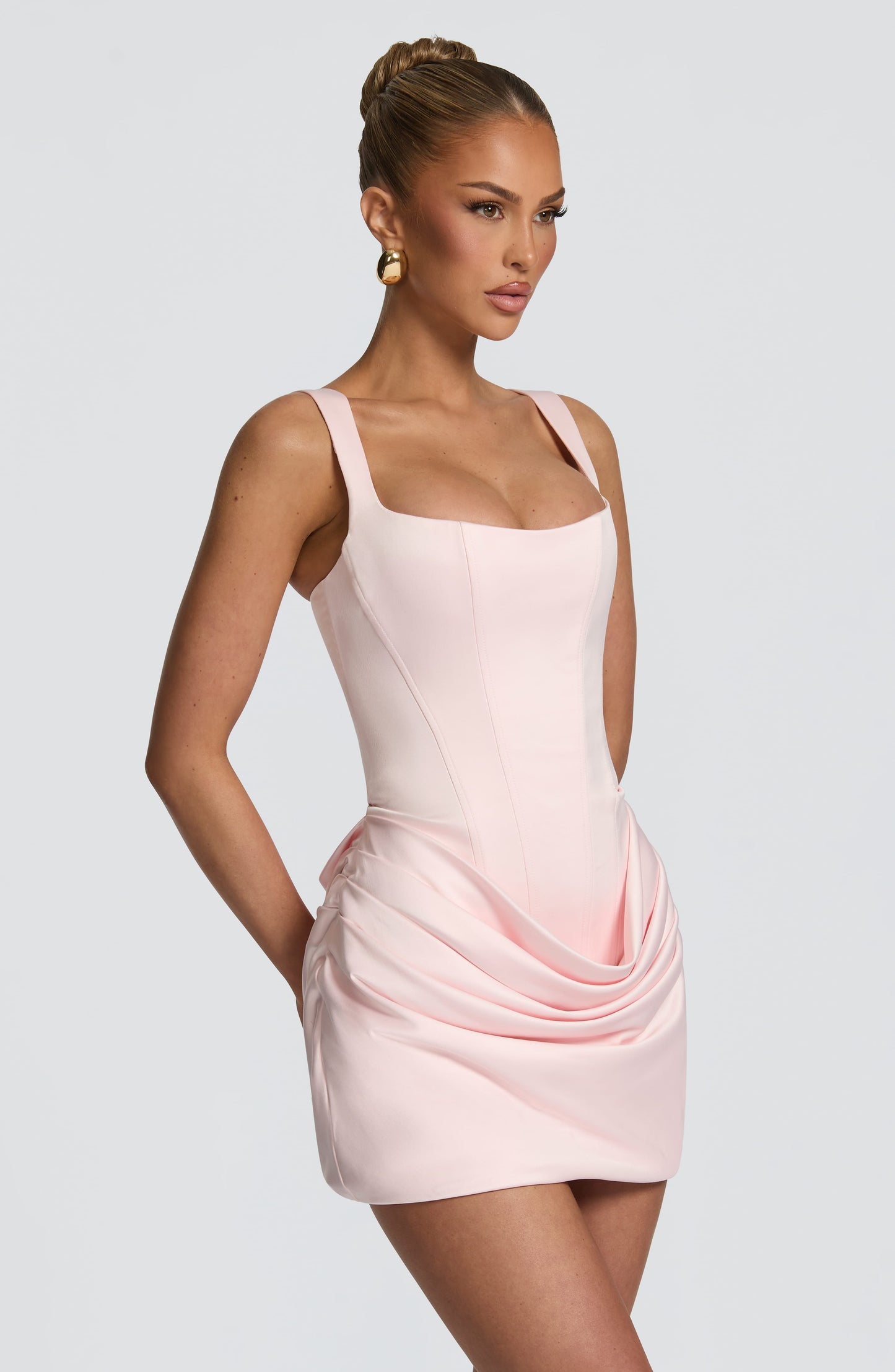Sophia Blush Mini Sundress for Summer