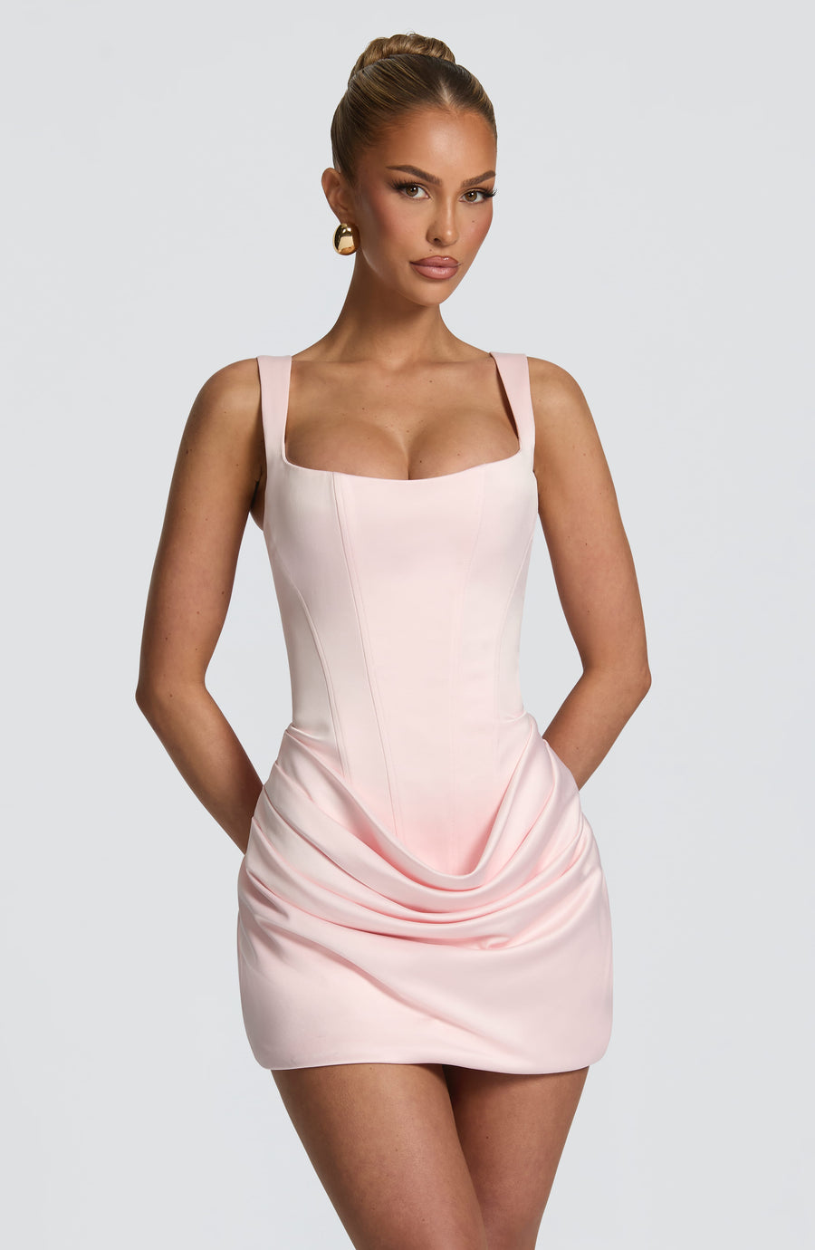 Sophia Blush Mini Sundress for Summer