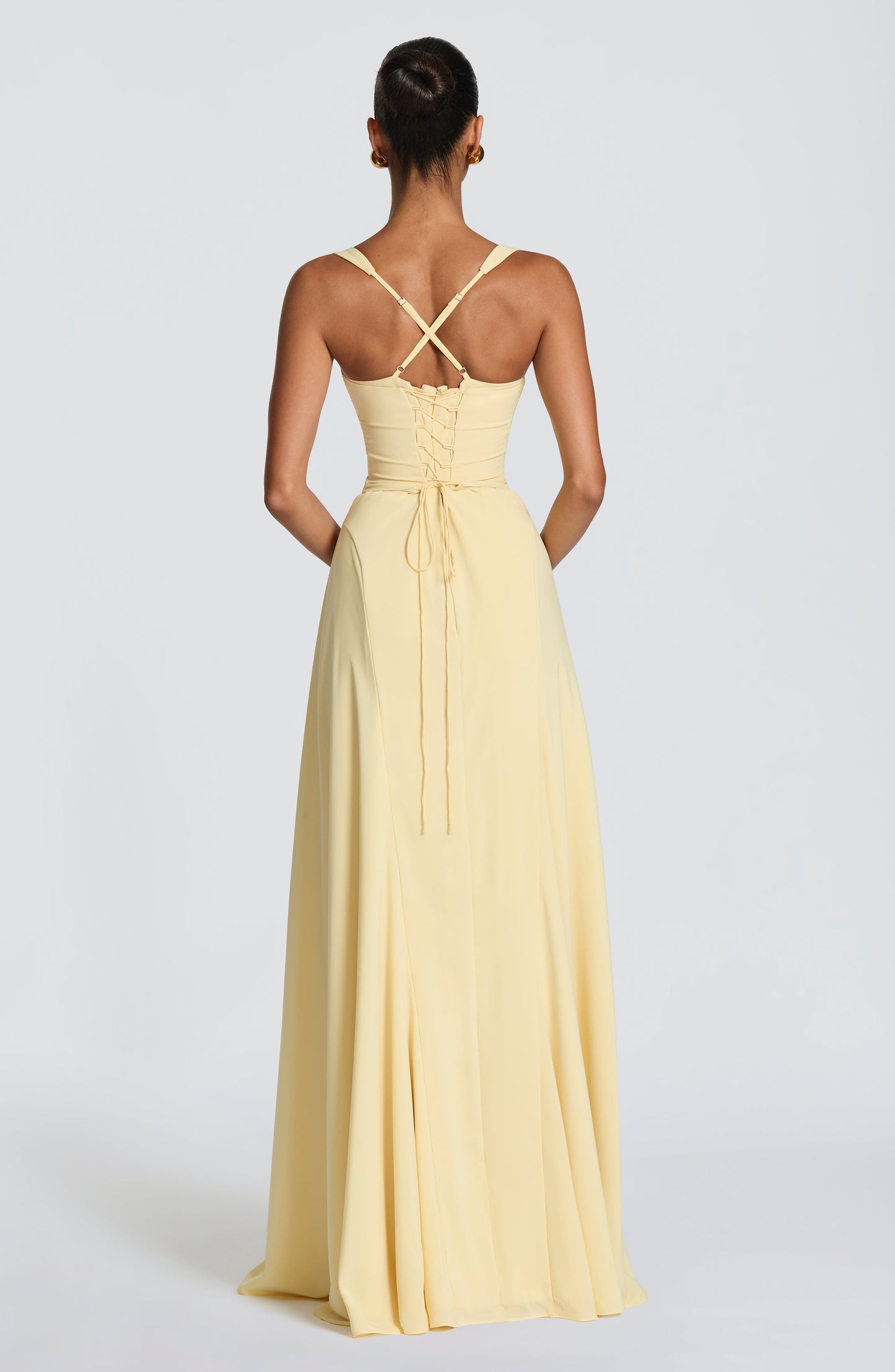 Chloe Lemon Maxi Summer Dress
