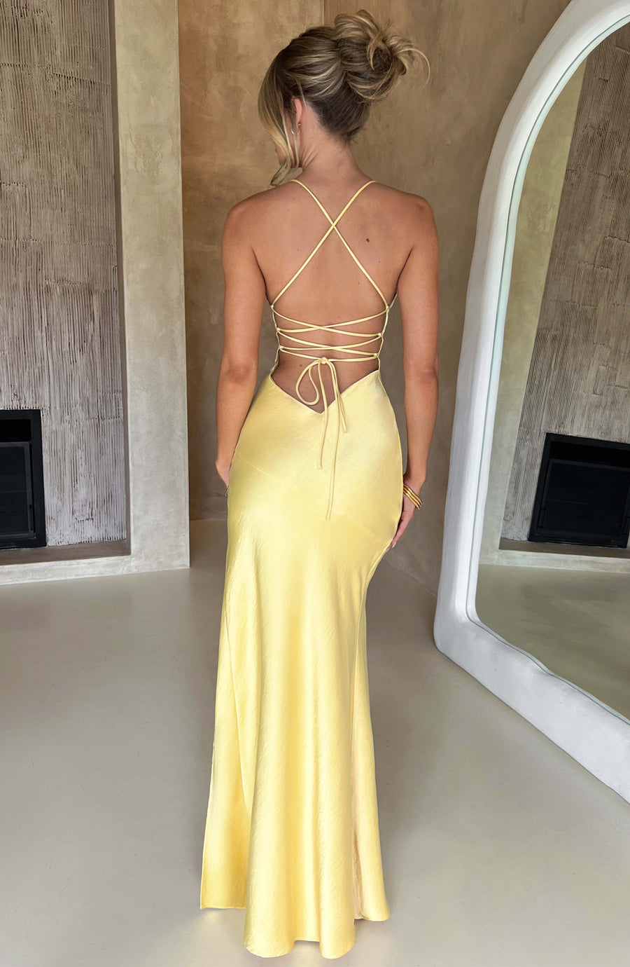 Chloe Lemon Maxi Sundress - Perfect for Summer