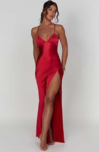 Isobel Red Maxi Dress in XS - image 8