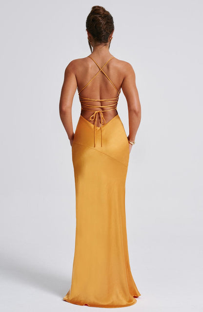 Isobel Tangerine Maxi Dress in XS - image 12