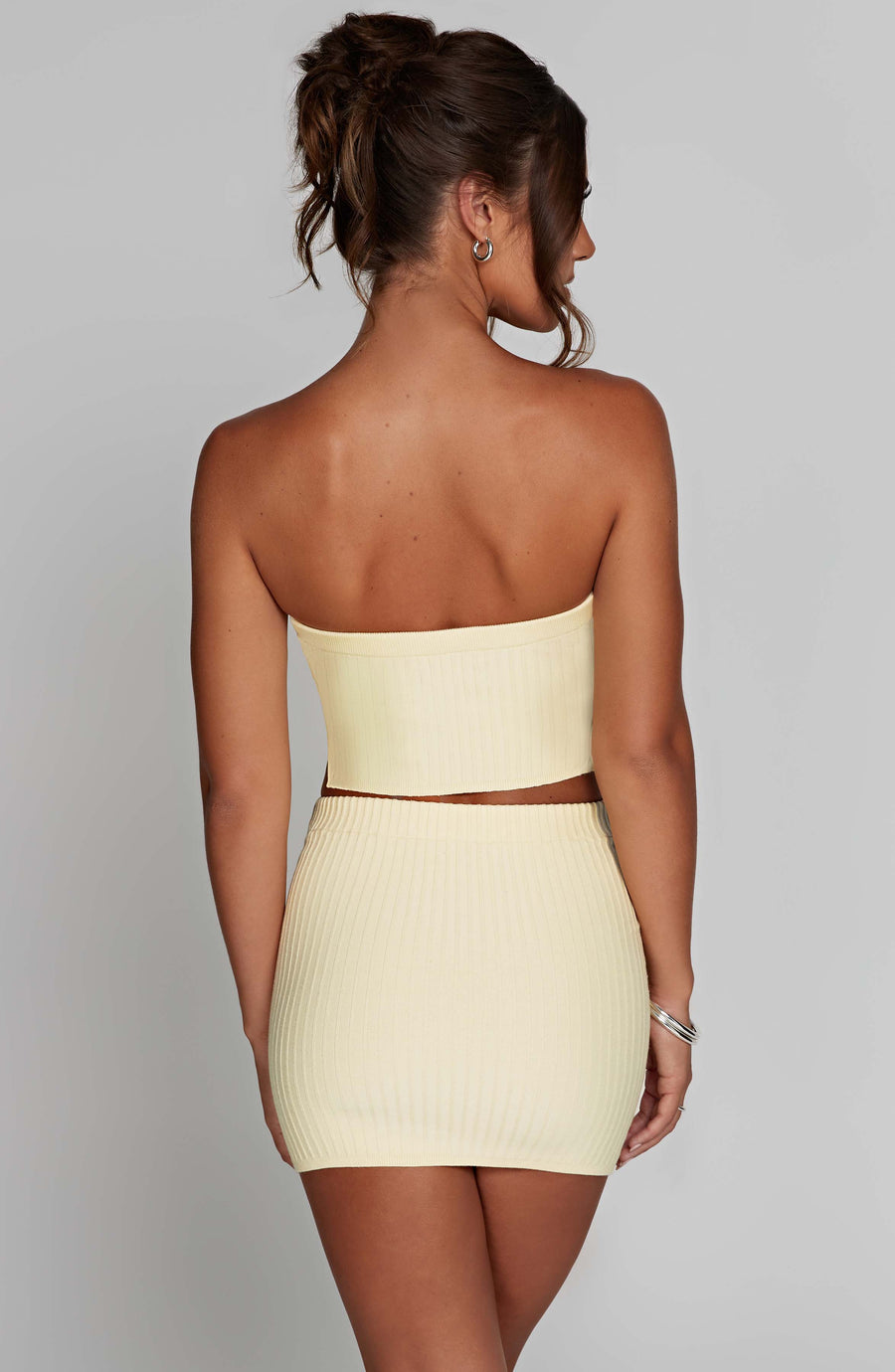 Sophia Lemon Mini Skirt for Summer