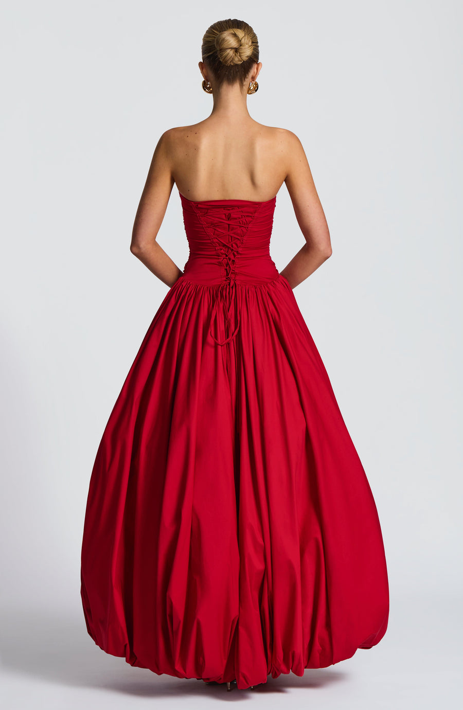 Sophia Red Maxi Summer Dress