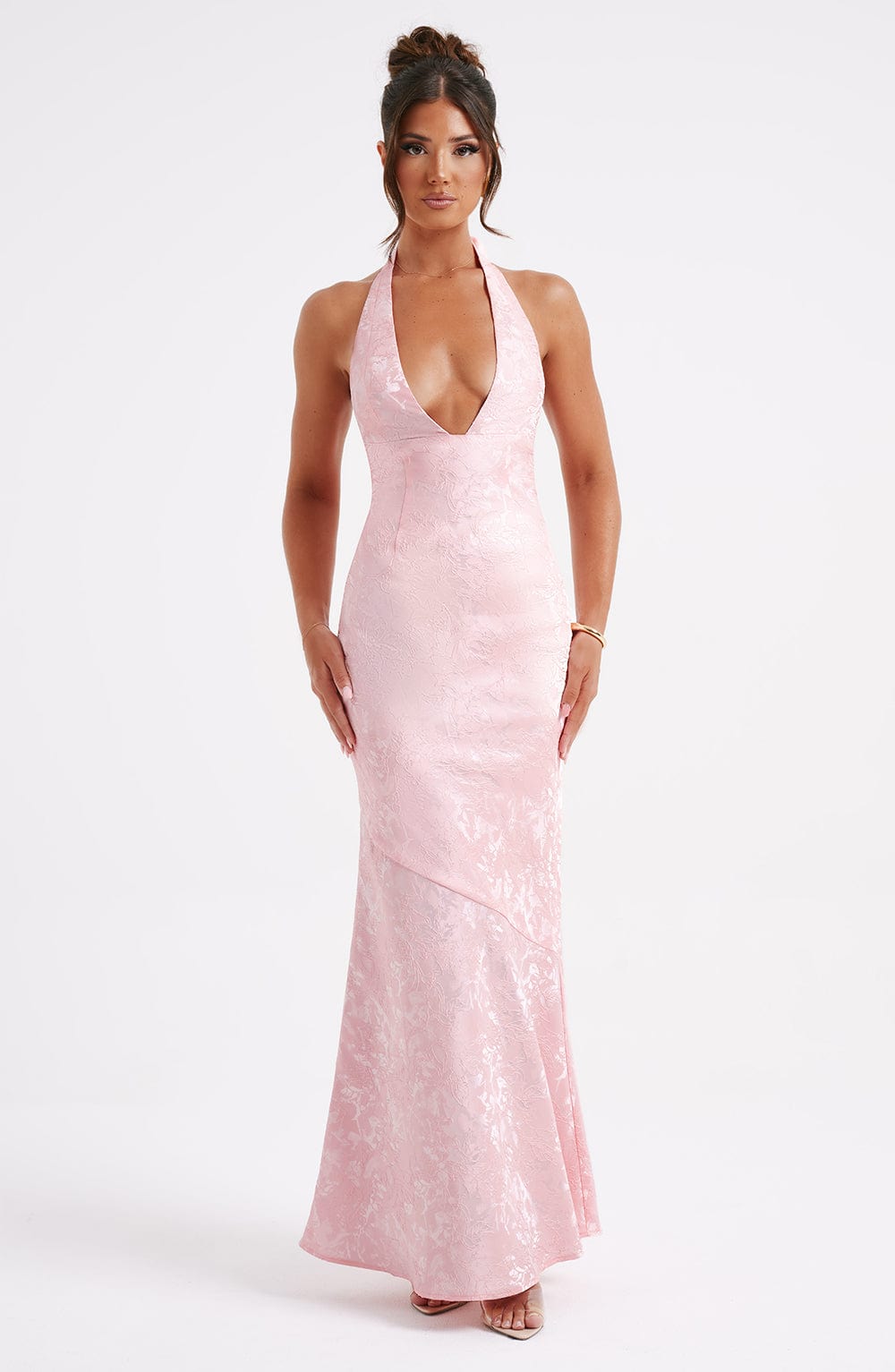 Lila Blush Maxi Summer Dress