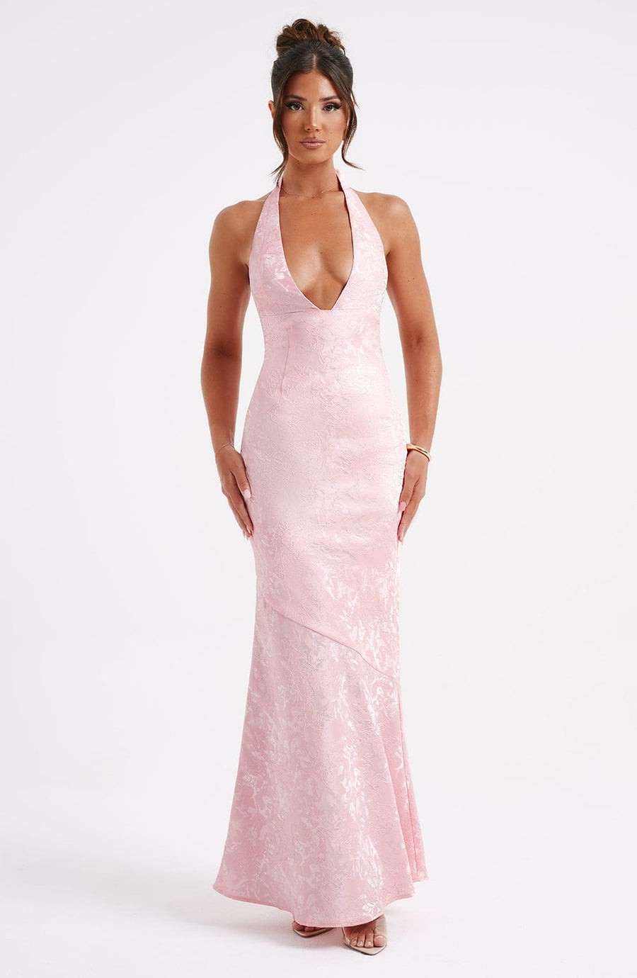 Lila Blush Maxi Summer Dress