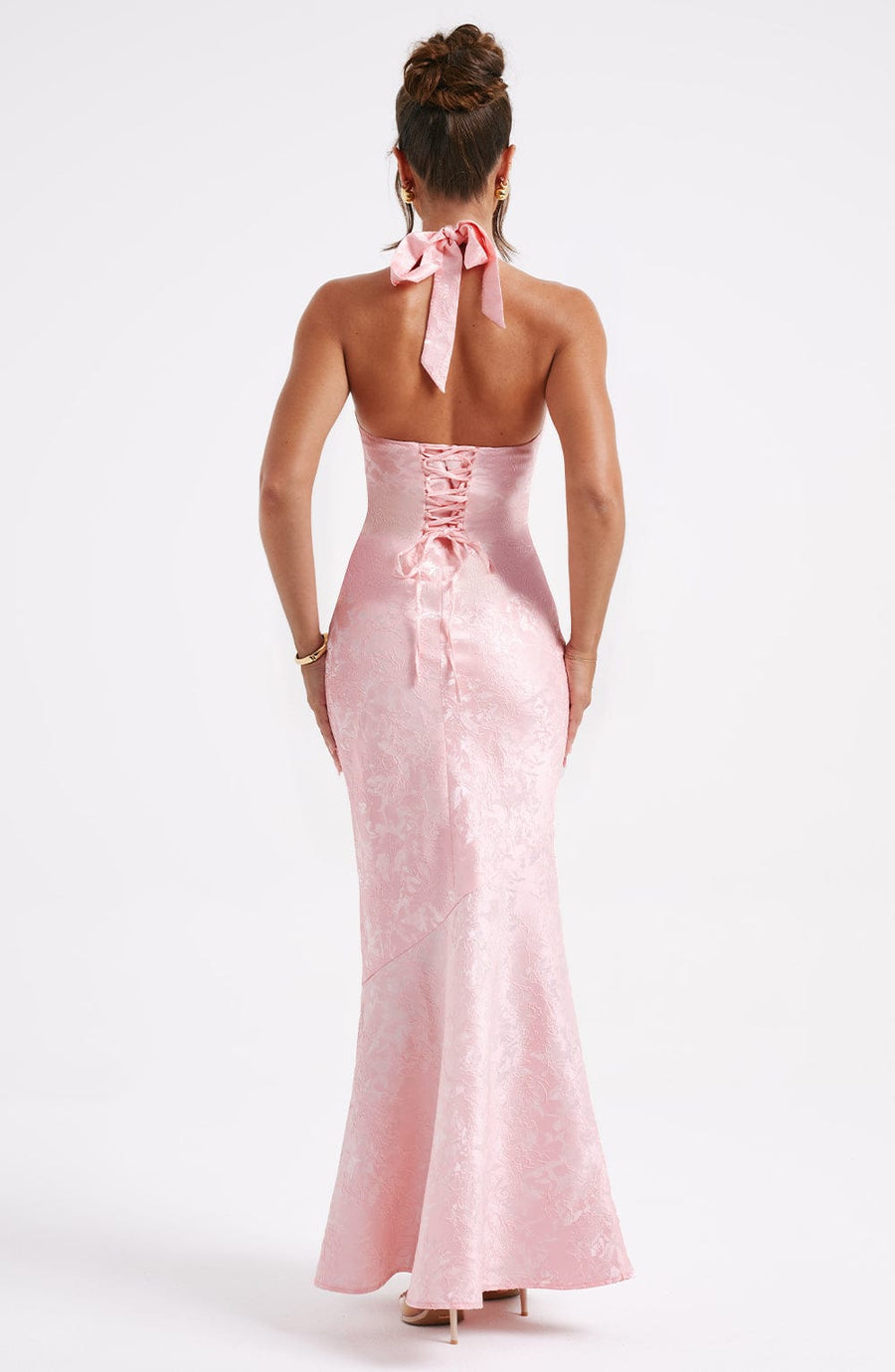 Lila Blush Maxi Summer Dress