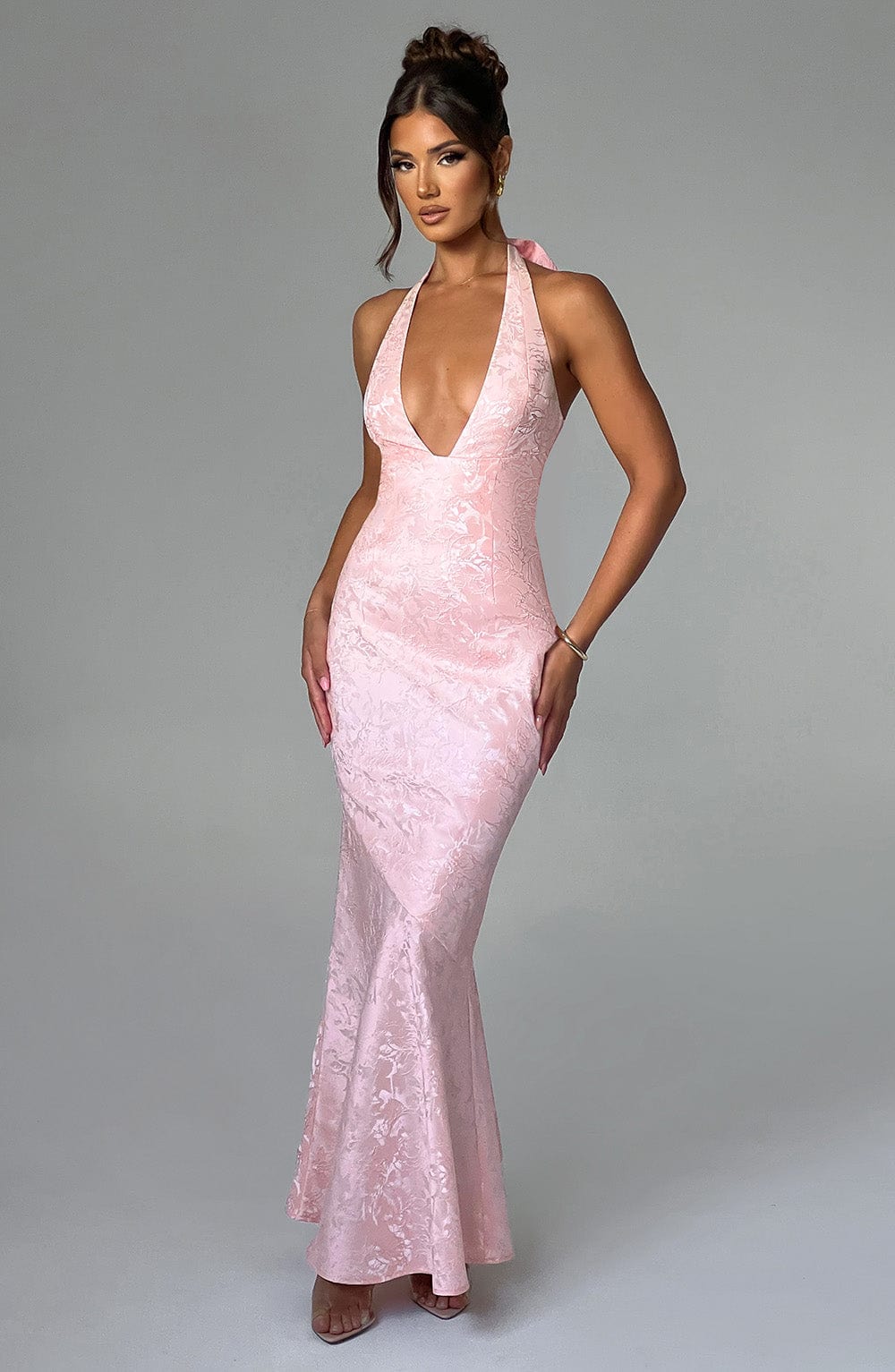 Lila Blush Maxi Summer Dress