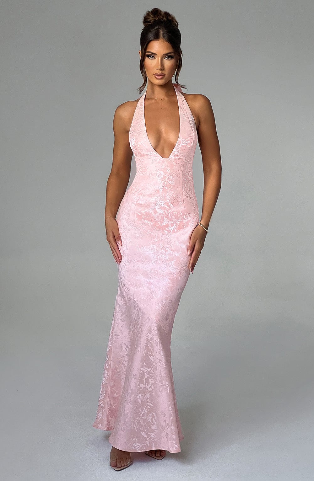 Lila Blush Maxi Summer Dress