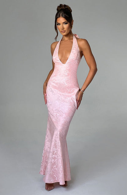 Lila Blush Maxi Summer Dress