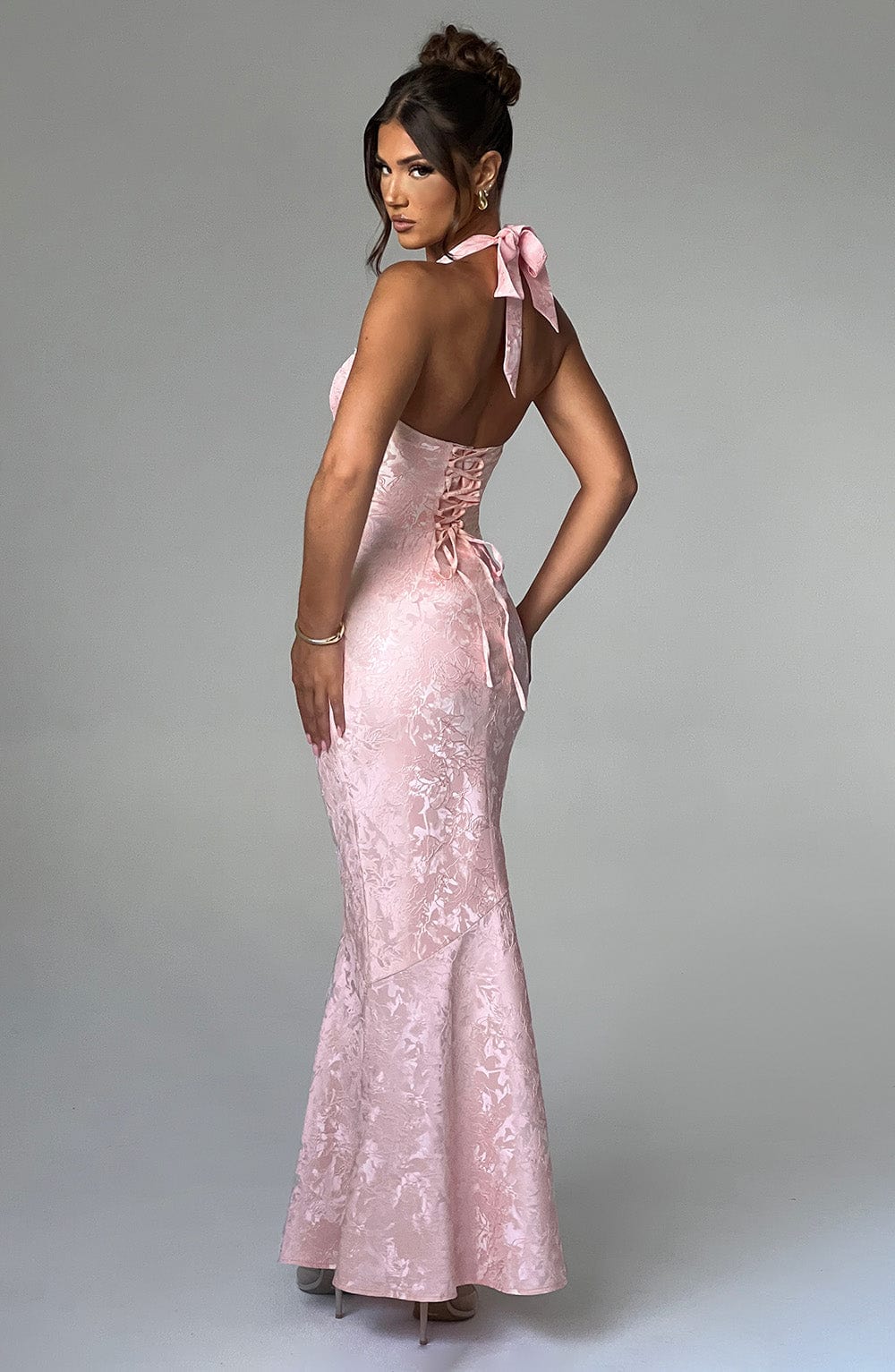 Lila Blush Maxi Summer Dress