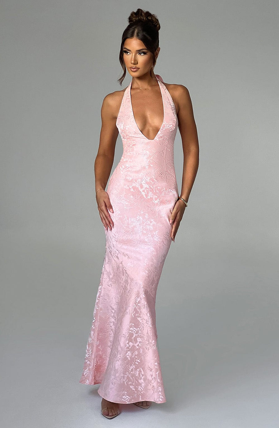 Lila Blush Maxi Summer Dress