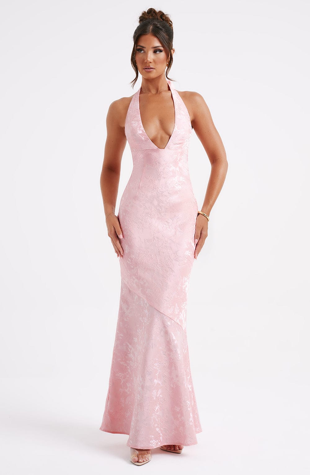 Lila Blush Maxi Summer Dress