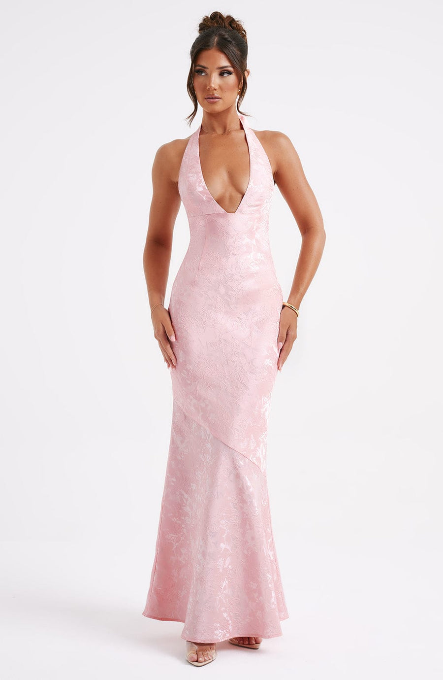 Lila Blush Maxi Summer Dress