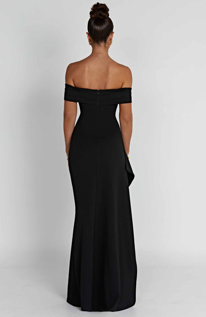 Joyce Black Maxi Dress in XS - styled look