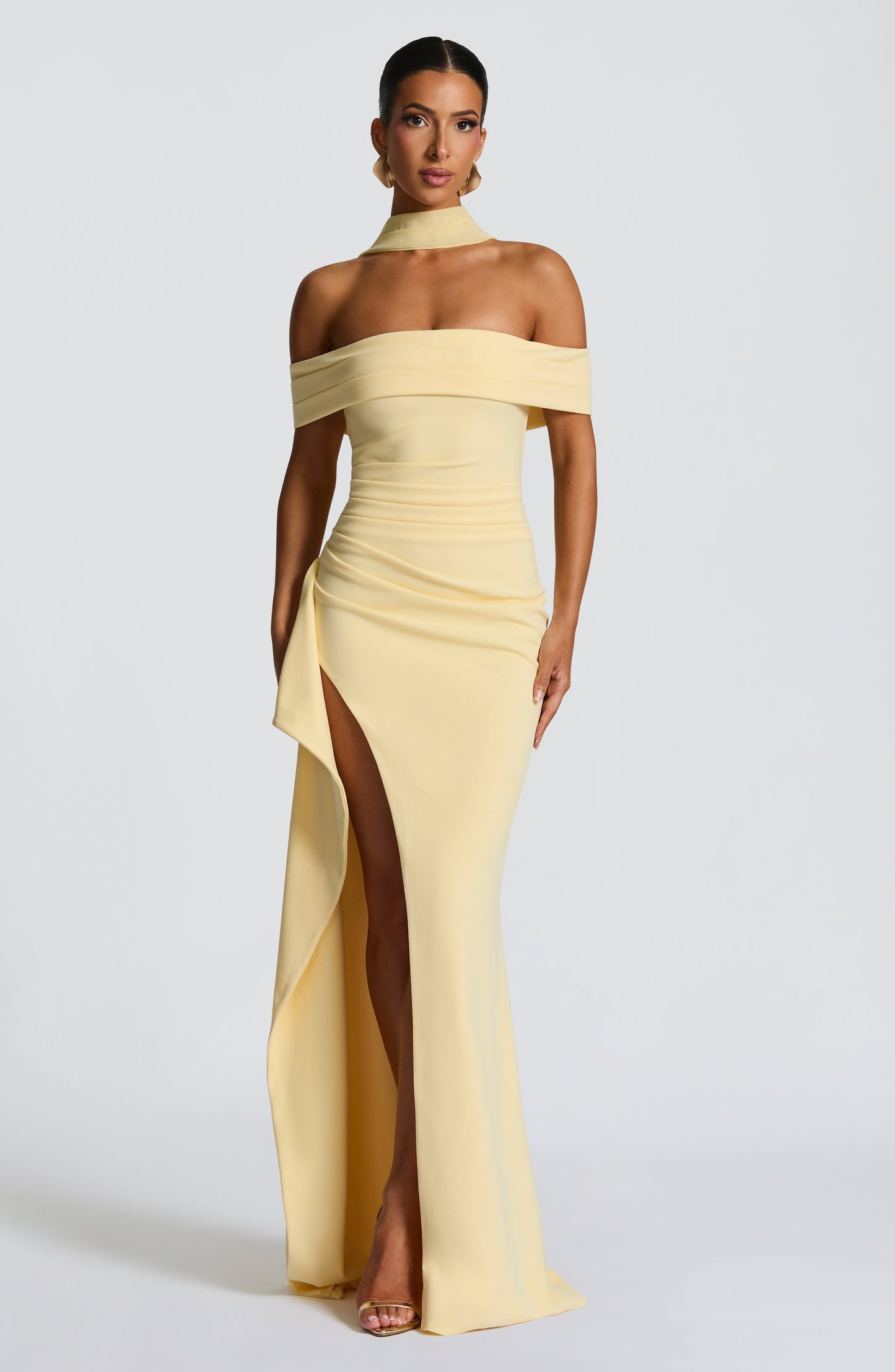 Lila Lemon Maxi Summer Dress