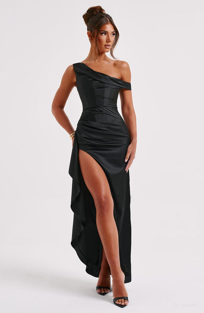 Juliene Black Maxi Dress in XS - image 7
