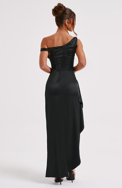 Juliene Black Maxi Dress in XS - image 10