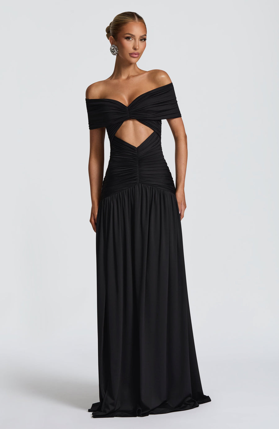 Sophia Black Maxi Summer Dress