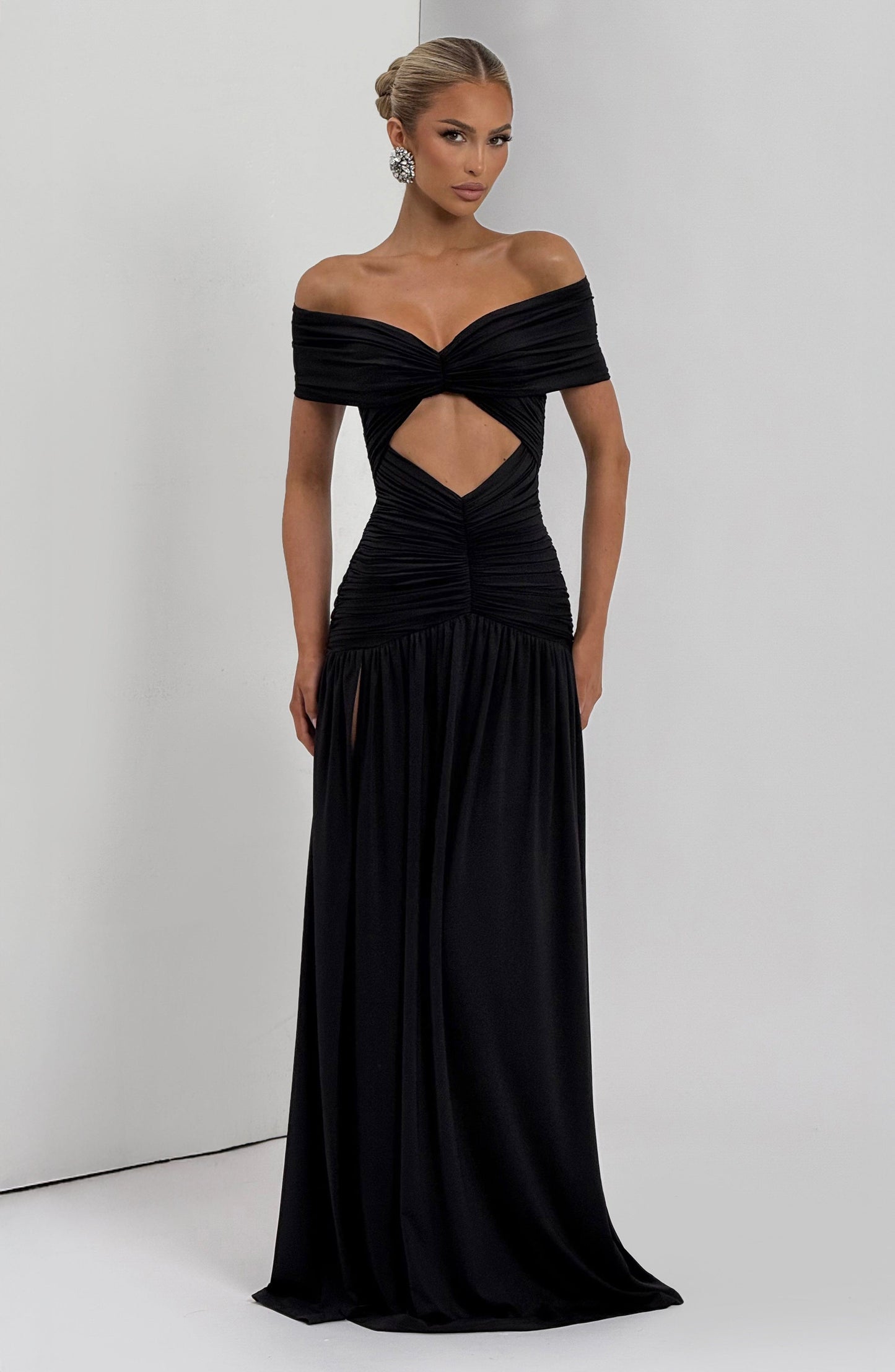 Sophia Black Maxi Summer Dress