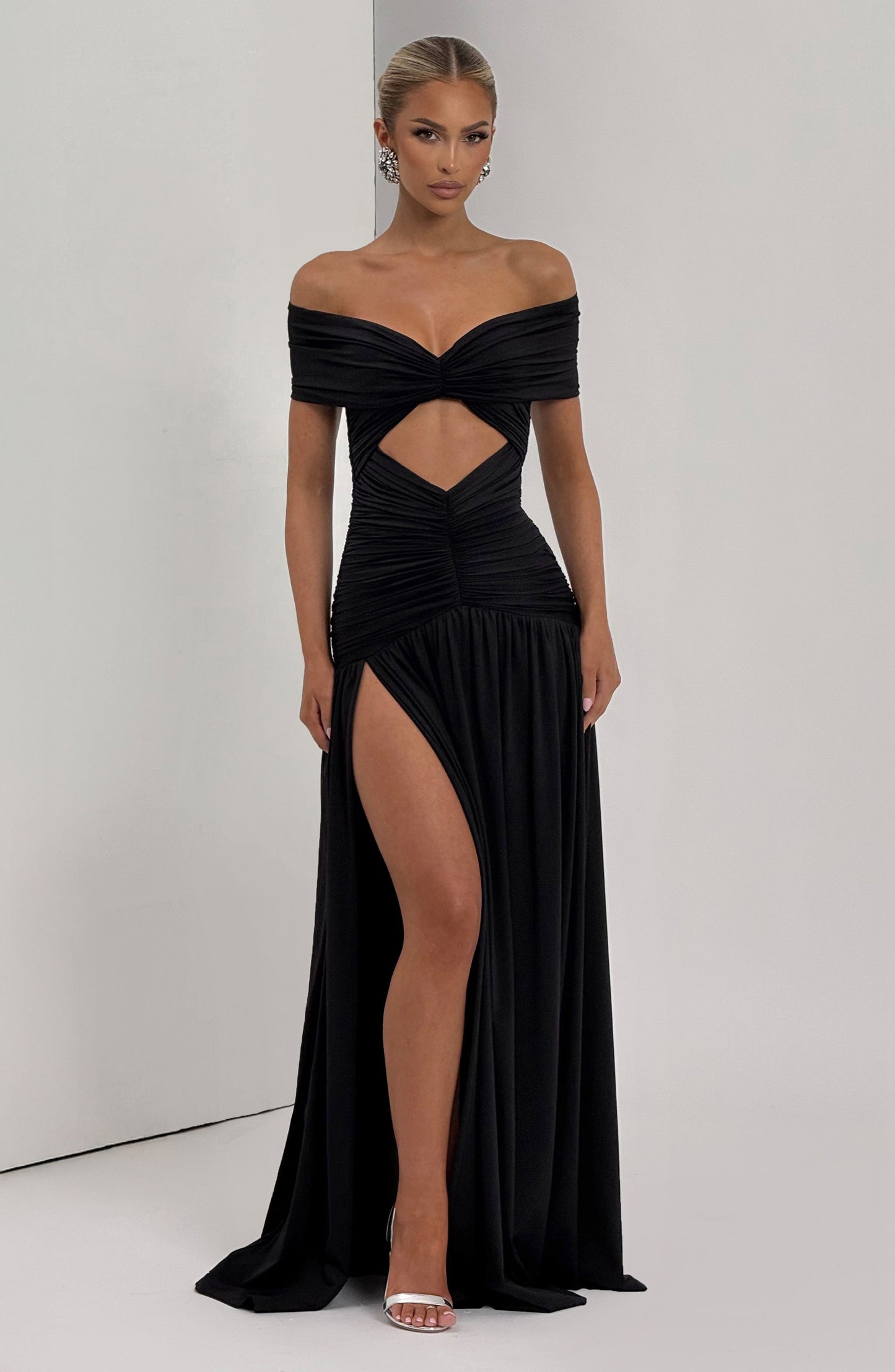 Sophia Black Maxi Summer Dress