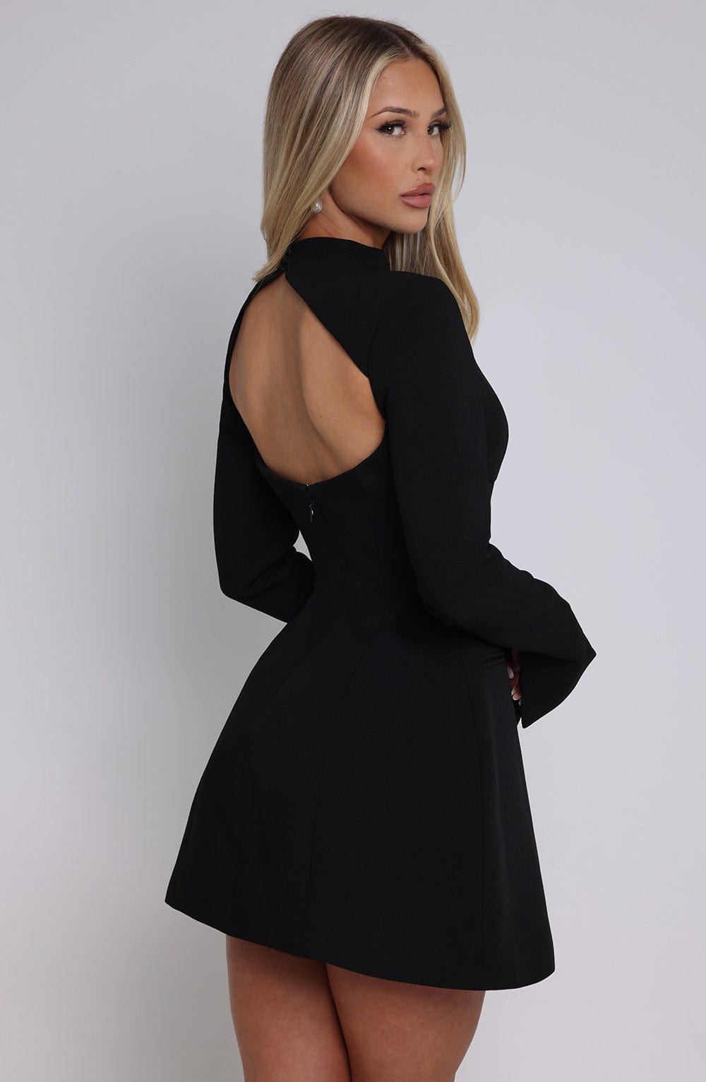 Kelly Black Mini Dress in XS - image 12