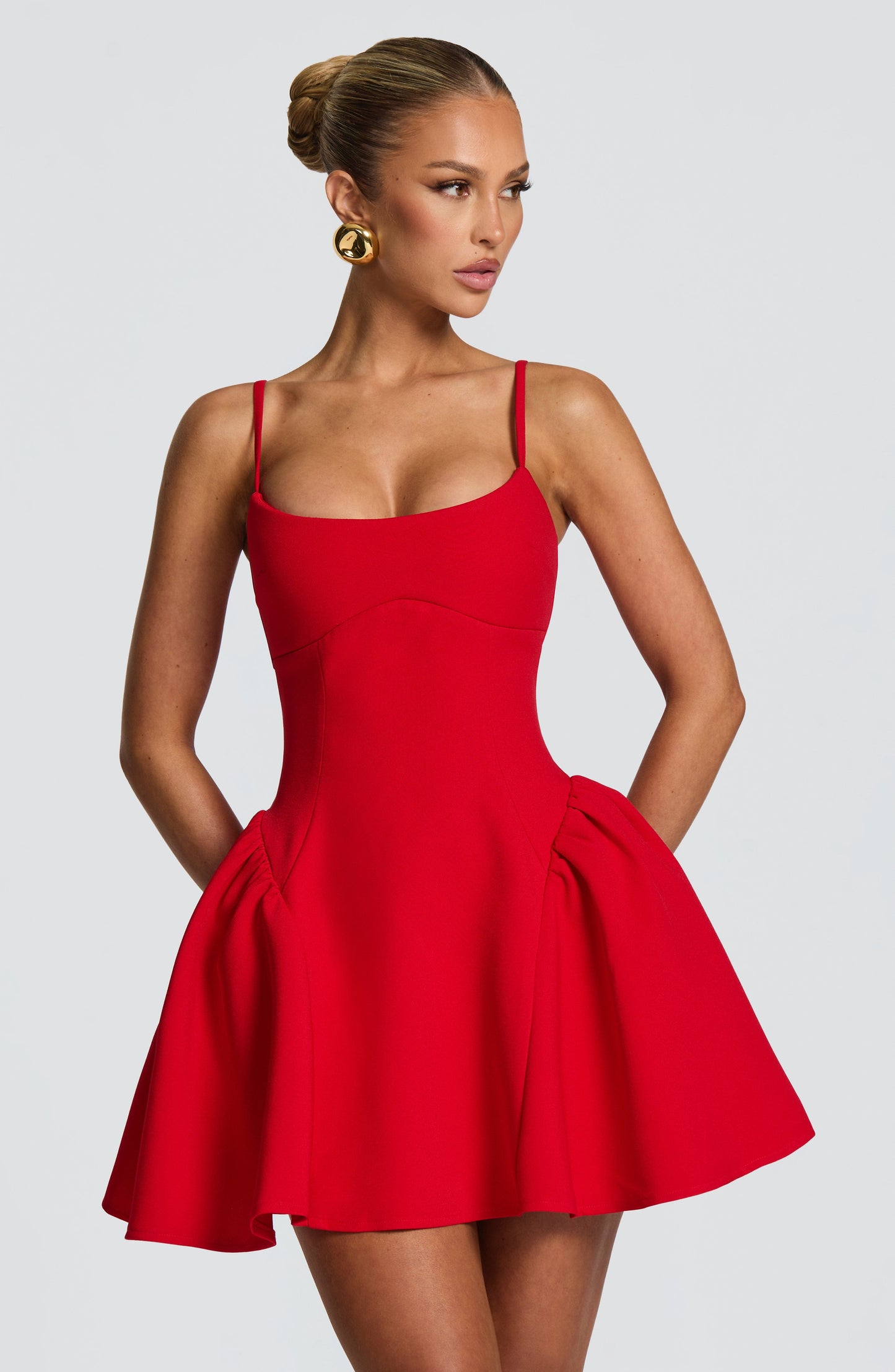 Sophie Red Mini Sundress - Cute Summer Dress