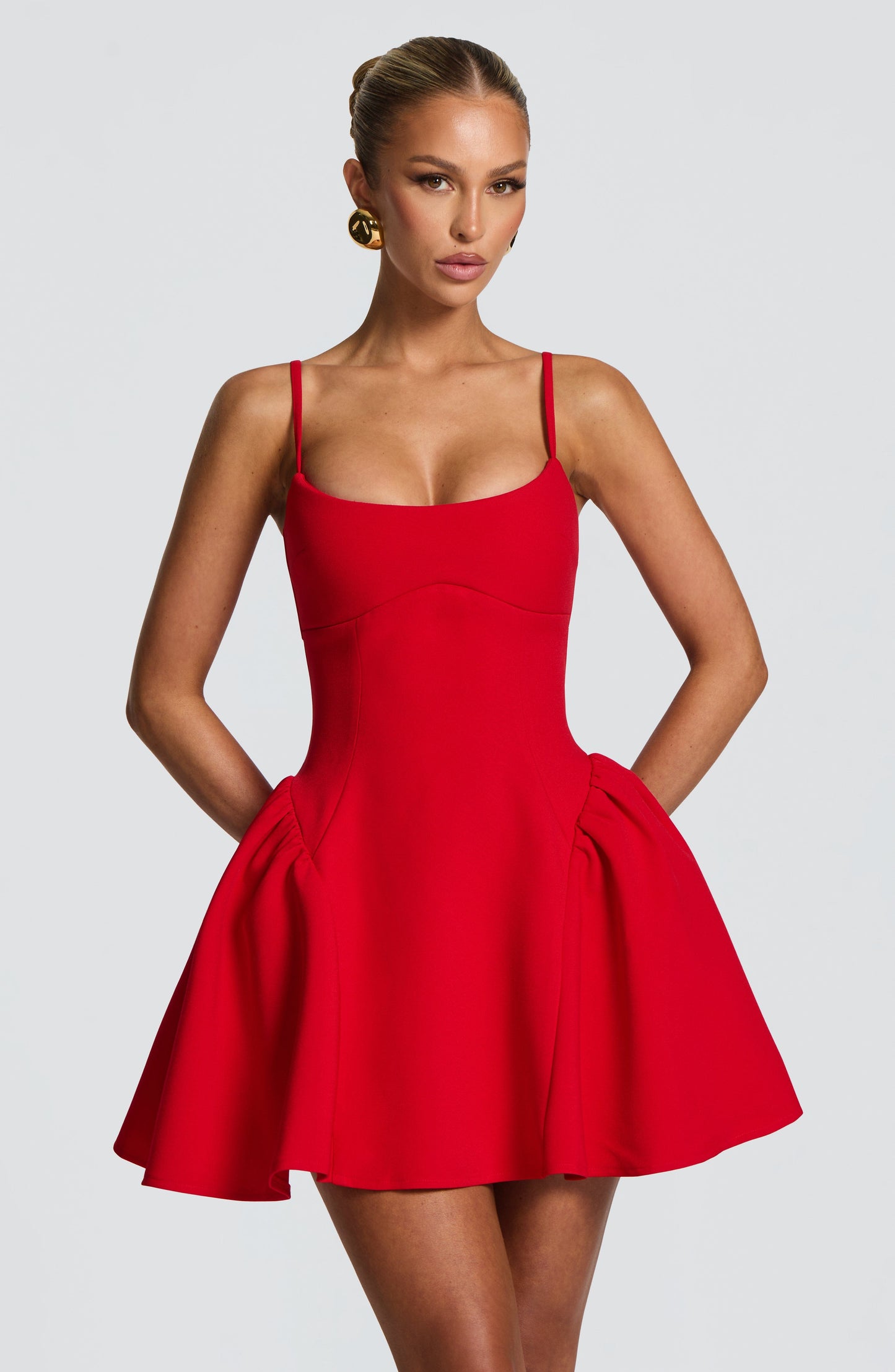 Sophie Red Mini Sundress - Cute Summer Dress