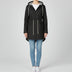 Anorak Jacket with Hood for Women - Black