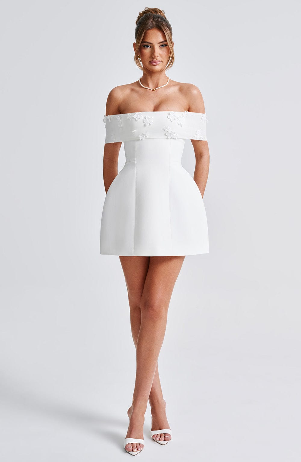 Sophia Ivory Mini Sundress - Perfect Summer Style