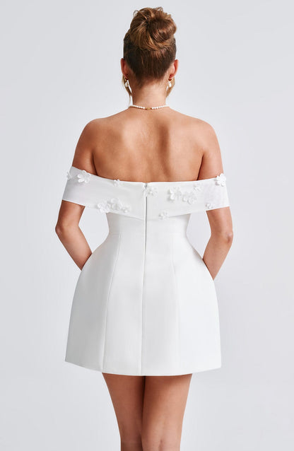 Sophia Ivory Mini Sundress - Perfect Summer Style