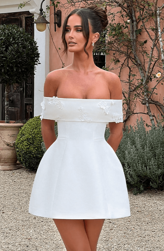 Sophia Ivory Mini Sundress - Perfect Summer Style